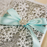 Exquisite Snowflake Laser Cut Wedding Invitations