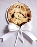 Keepsake Porcelain Plaque- Baby's Guardian Angel Golden Capezzale