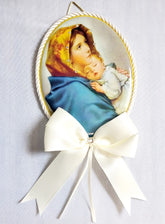 Keepsake Porcelain Plaque - Madonna of the Streets Ivory Capezzale