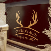 Antlers and Alcohol Perfectly Personalized Bar Sign