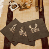 Antlers and Alcohol 100 Personalized Themed Cocktail Napkins