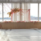 Beautifully Blush 12 Foot Pampas Runner Rental