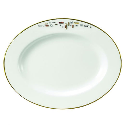 Diana Gold 12&quot; Oval Platter