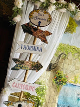 Italian Directional Street Sign Rental