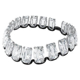 Swarovski Harmonia Choker - Oversized Floating Crystal - White - Mixed Metal Finish - Dalmazio Design