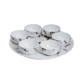 Marble Venice Fog Seder Plate/ Appetizer Set