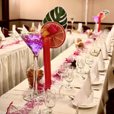 Oversized Martini Glass Centerpiece Rental
