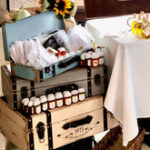 Rustic Beauty Wooden Luggage Set Rental