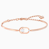 Swarovski North Bracelet; White; Rose-Gold Tone Plated Dalmazio Design