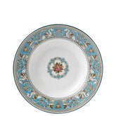 Florentine Turquoise Rim Soup Plate 9"