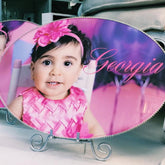 Dalmazio Design Keepsake Plaque - Custom Baby Photo & Personalization