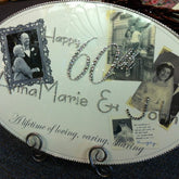 Dalmazio Design Keepsake Plaque - Custom Anniversary w/ Pictures Clear Full Crystallized
