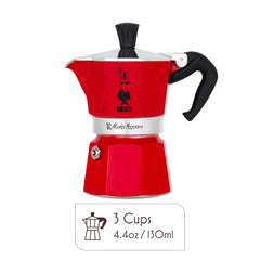 Moka Express Red 3 Cups