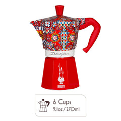 Dolce & Gabbana Moka Pot Italian Coffee & Stovetop Espresso Maker 6 Cups