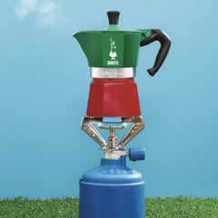 Moka Express Red 3 Cups Tricolore