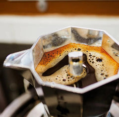 Moka Express Red 6 Cups Tricolore