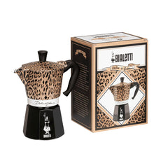 Dolce & Gabbana Leopardo Moka Pot Italian Coffee & Stovetop Espresso Maker 6 Cups