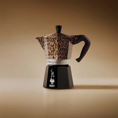 Dolce & Gabbana Leopardo Moka Pot Italian Coffee & Stovetop Espresso Maker 6 Cups