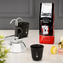 Set Mini Induction 2 Cups + 2 Bicchierini Black