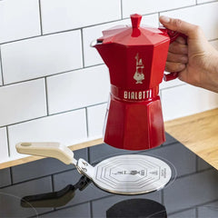 Exclusive Moka Express 3 Cups Red