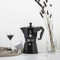 Exclusive Moka Express 6 Cups Black