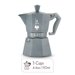 Moka Exclusive Induction Denim Grey - 3 cups