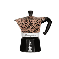 Dolce & Gabbana Leopardo Moka Pot Italian Coffee & Stovetop Espresso Maker 3 Cups