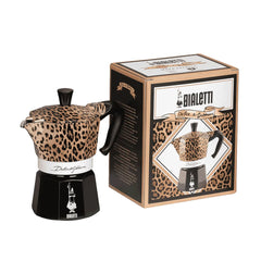Dolce & Gabbana Leopardo Moka Pot Italian Coffee & Stovetop Espresso Maker 3 Cups