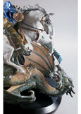 Saint George And The Dragon Sculpture. Limited Edition