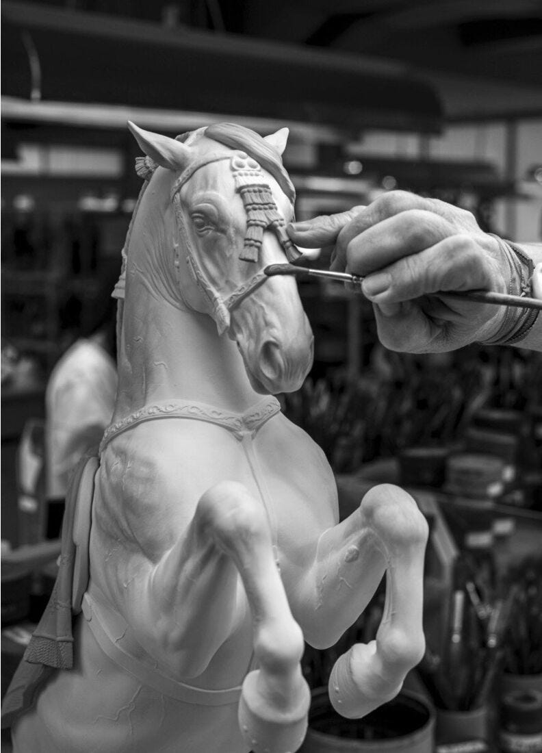 Spanish Pure Breed Sculpture, Haute École - Limited Edition