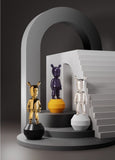 The Guest Little-purple On Yellow Figurine. Small Model