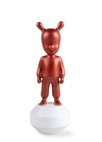The Metallic Red Guest Figurine. Small Model