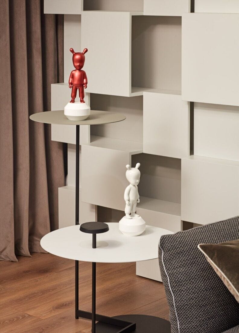 The Metallic Red Guest Figurine, Small Model