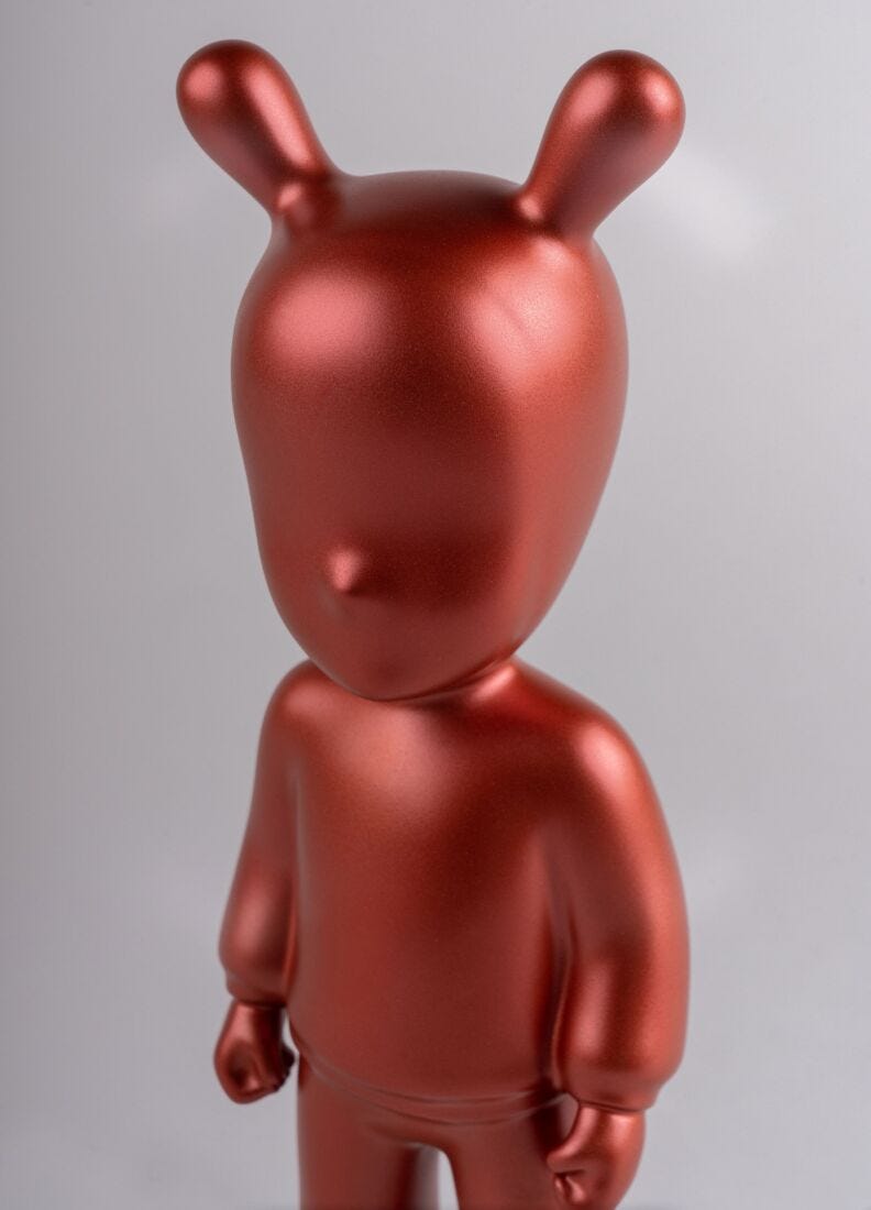 The Metallic Red Guest Figurine, Small Model