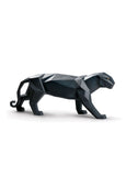 Panther Figurine. Black Matte