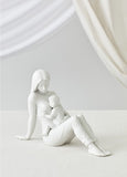 A Mother's Love Figurine. Matte White