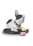 French Bulldog With Macarons Dog Figurine
