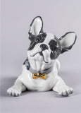 French Bulldog With Macarons Dog Figurine