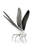 Dragonfly Figurine. Matte White