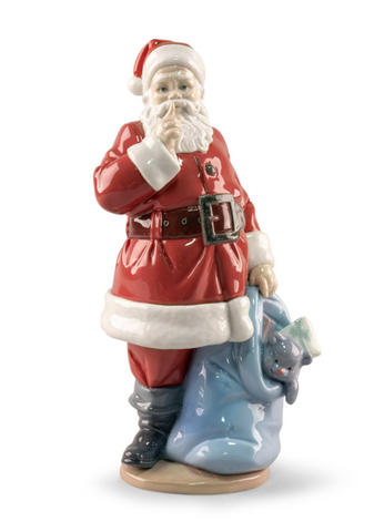 Santa Is Here Figurine