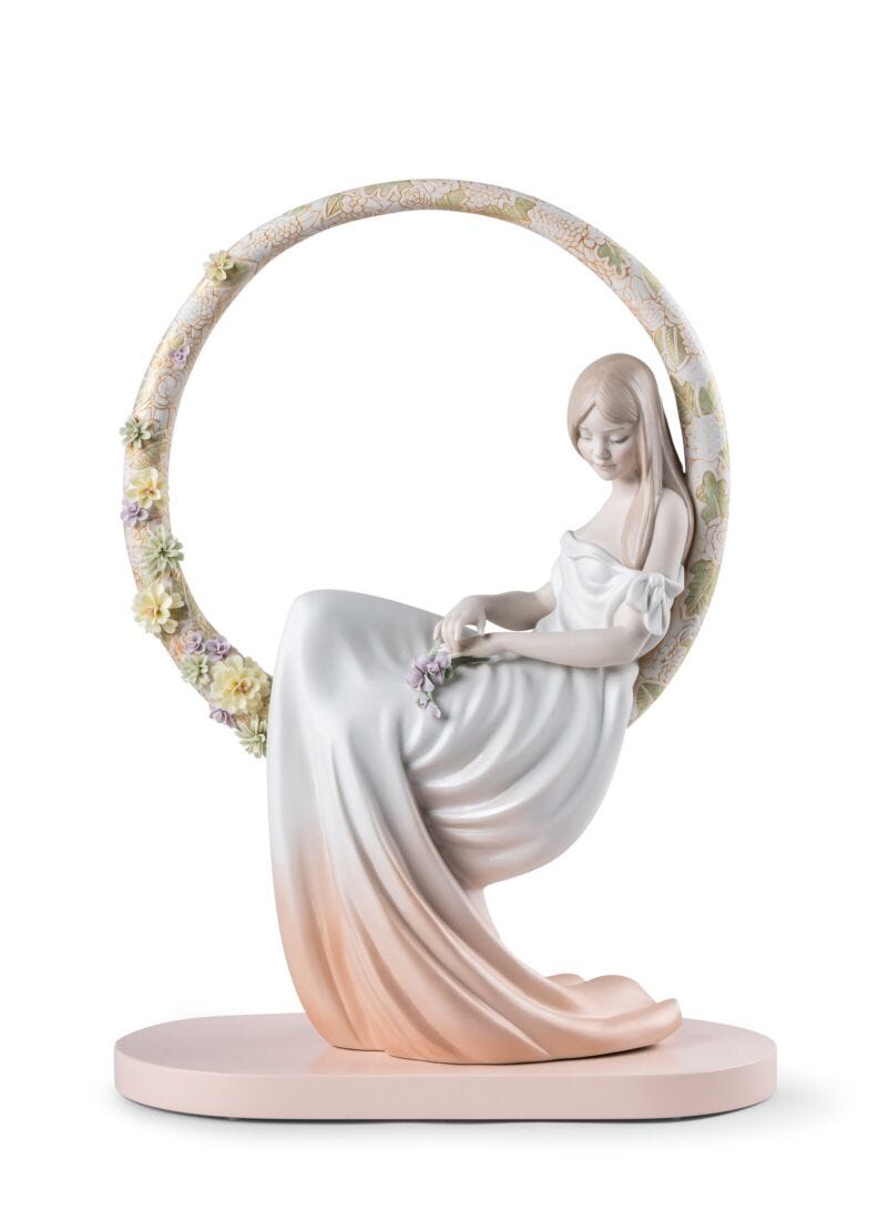 In Her Thoughts Woman Figurine