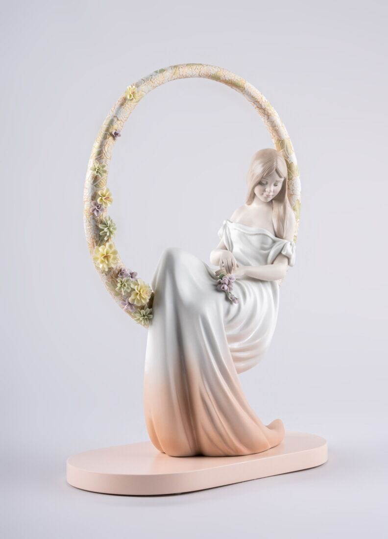 In Her Thoughts Woman Figurine