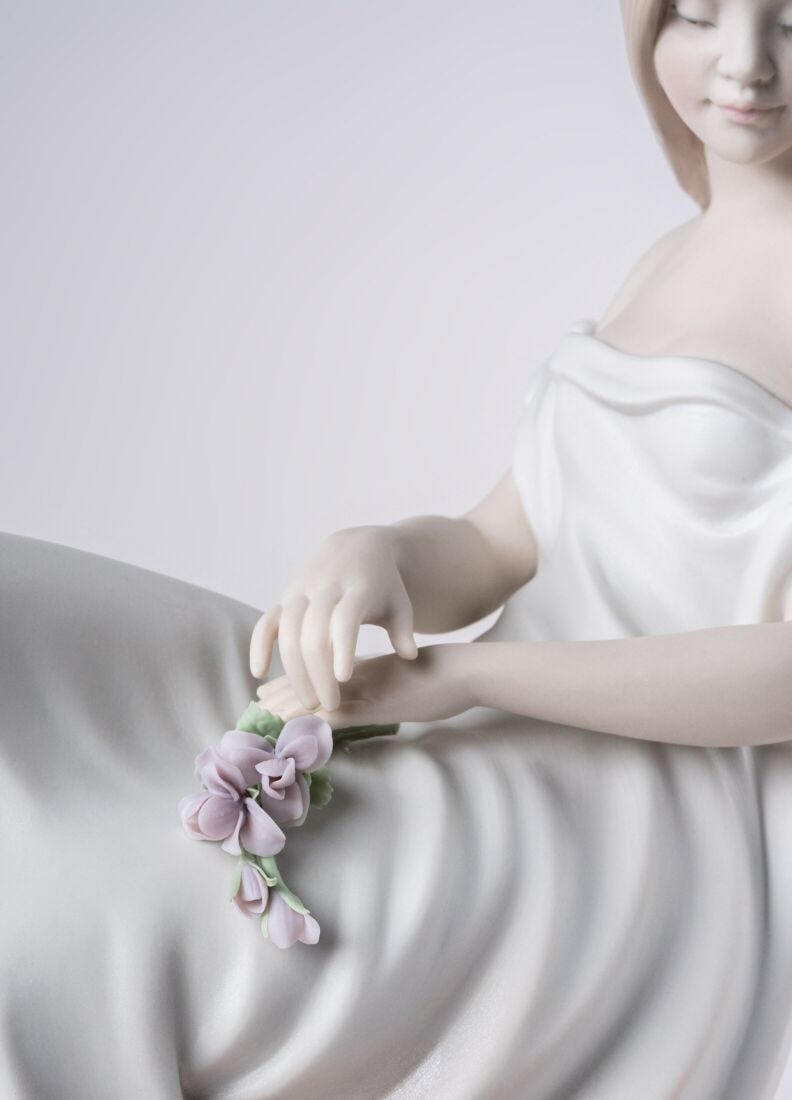 In Her Thoughts Woman Figurine