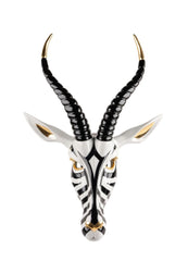 Antelope Mask. Black And Gold