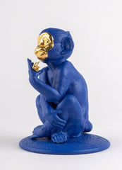 Little Monkey, Blue/Gold