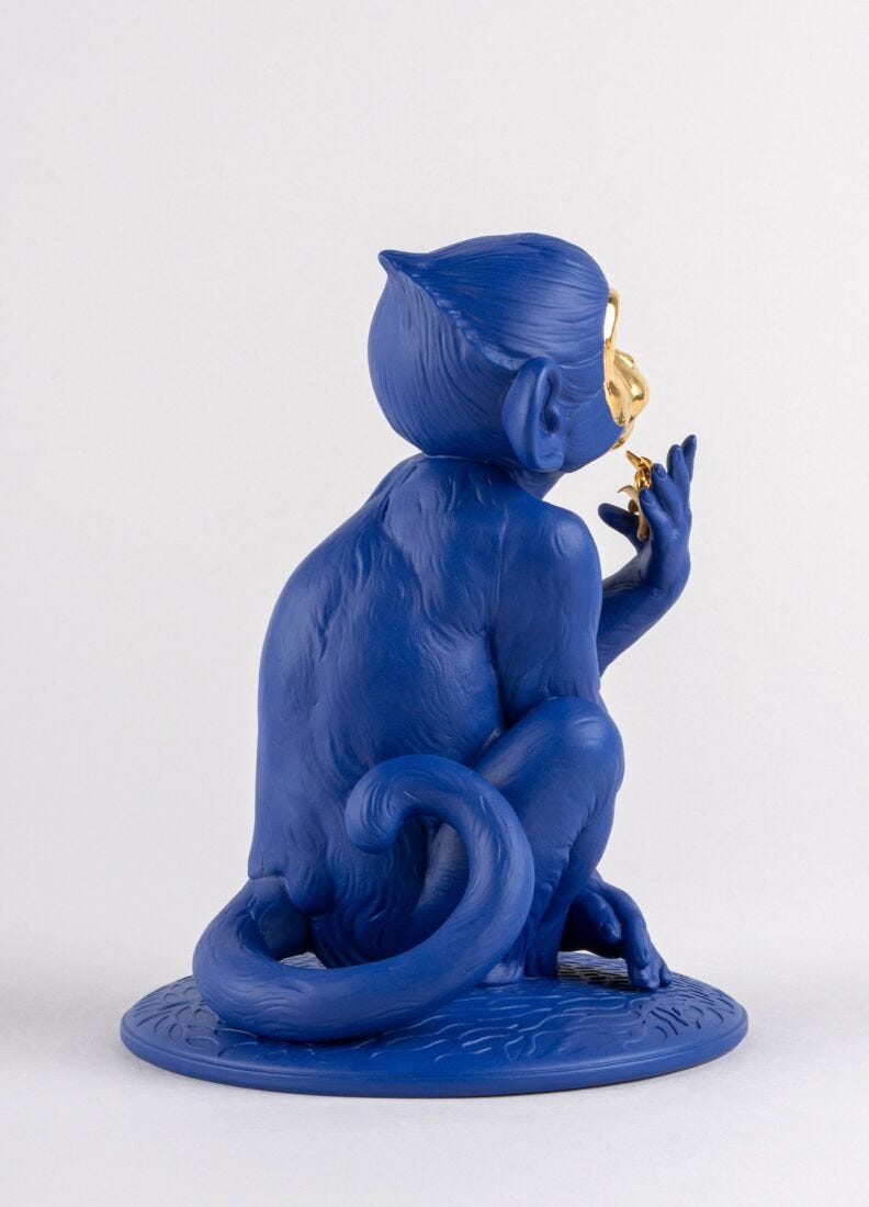 Little Monkey, Blue/Gold