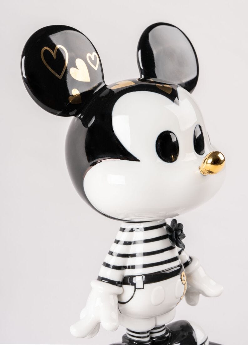 Mickey In Black And White Sculpture