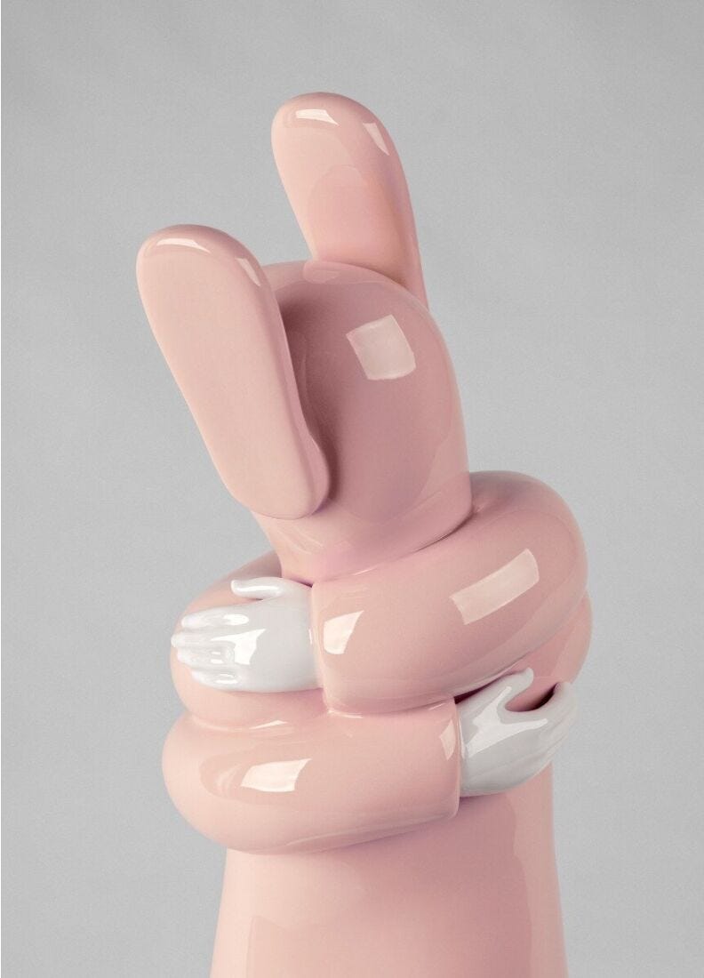 Embraced Sculpture, Pink
