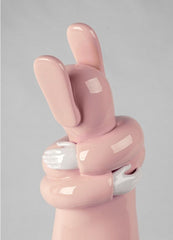 Embraced Sculpture, Pink