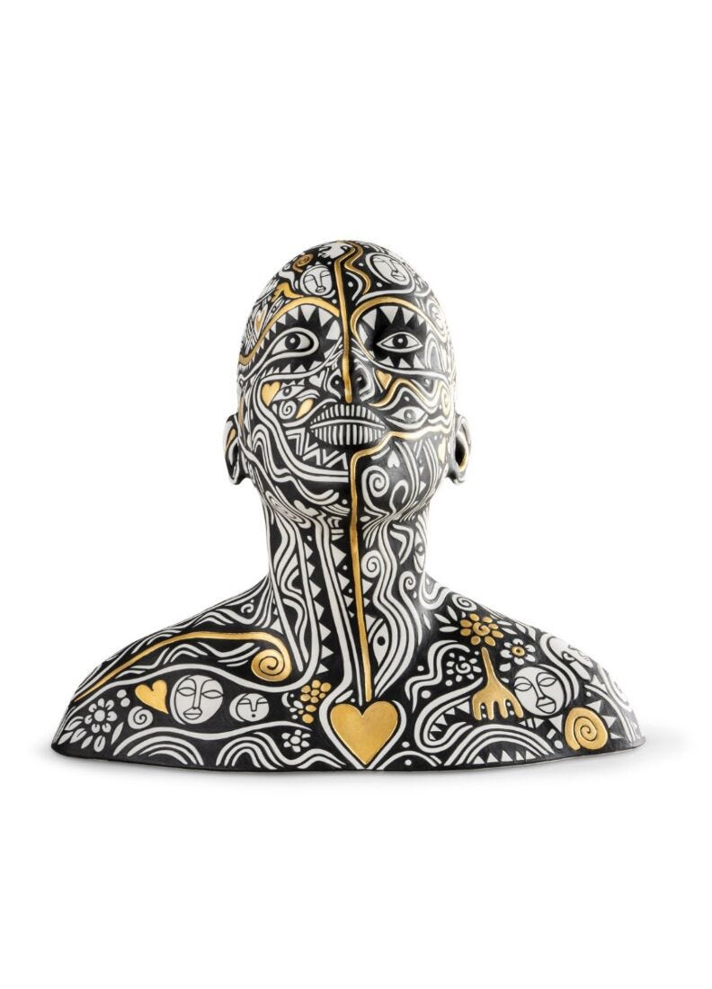 The Dreamer by Laolu, Bust Sculpture - Limited Edition